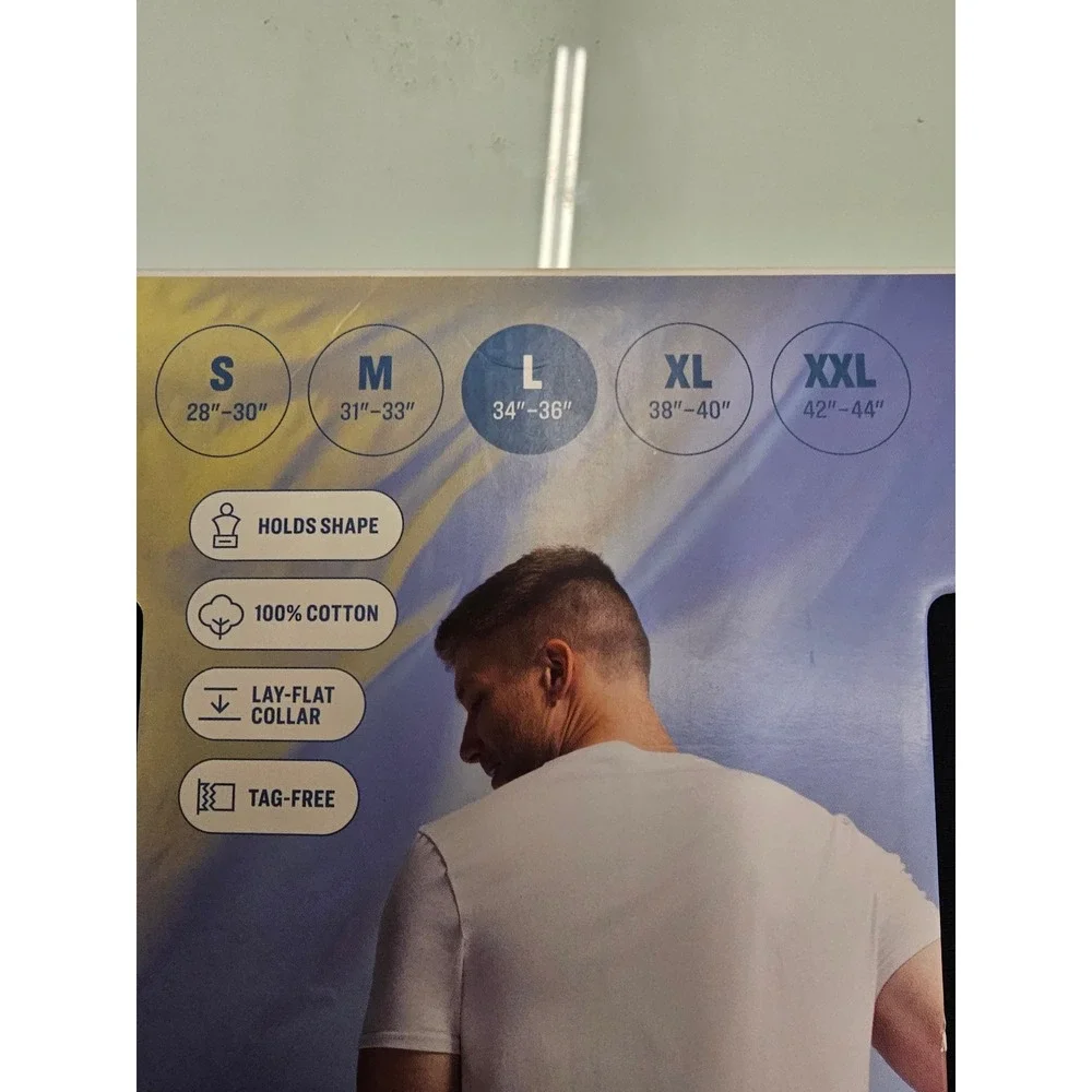 Pair of Thieves Superiair Mens Classic Crew Undershirt 3-Pack Black Large 107181